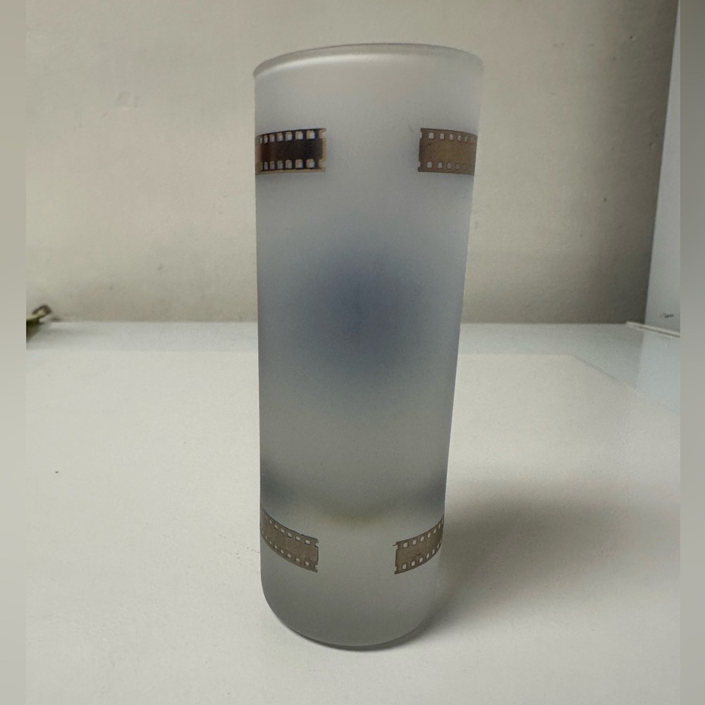 Warner Bros. Studio Tour Hollywood frosted shot glass - Picture 3 of 3